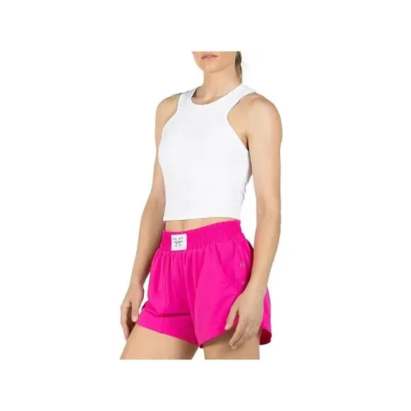 HEROINE SPORT Womens White Moisture Wicking Built In Bra Sleeveless Tank Top S - Picture 1 of 2